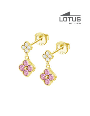 LOTUS SILVER EARRINGS